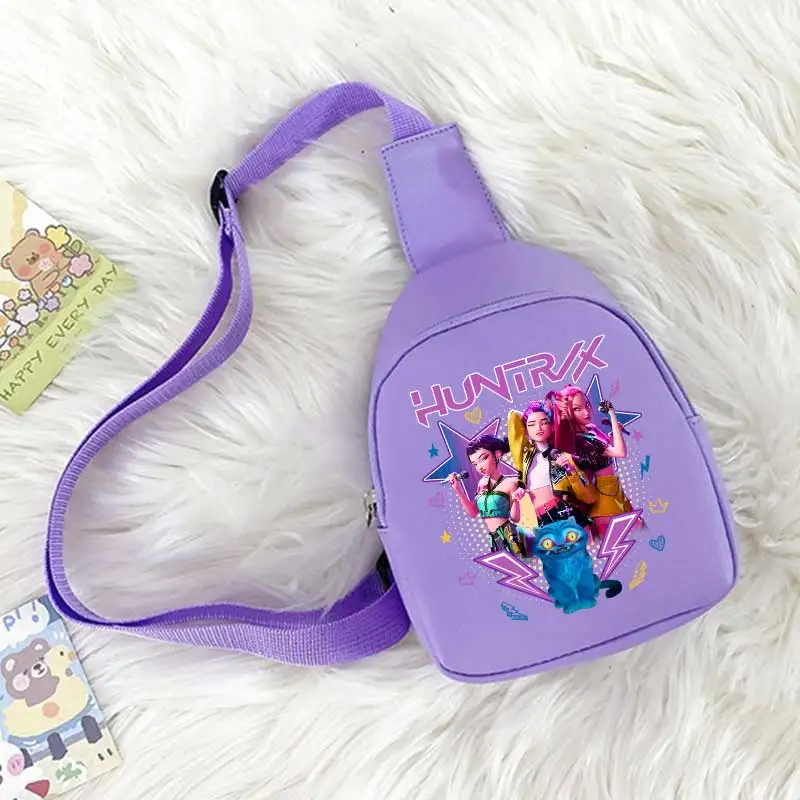 K-pop Demon Hunters sac à dos HUNTRX sac à dos Rumi kpop saja garçons cartable porte-monnaie Huntrix sac à bandoulière pour cadeau d'anniversaire