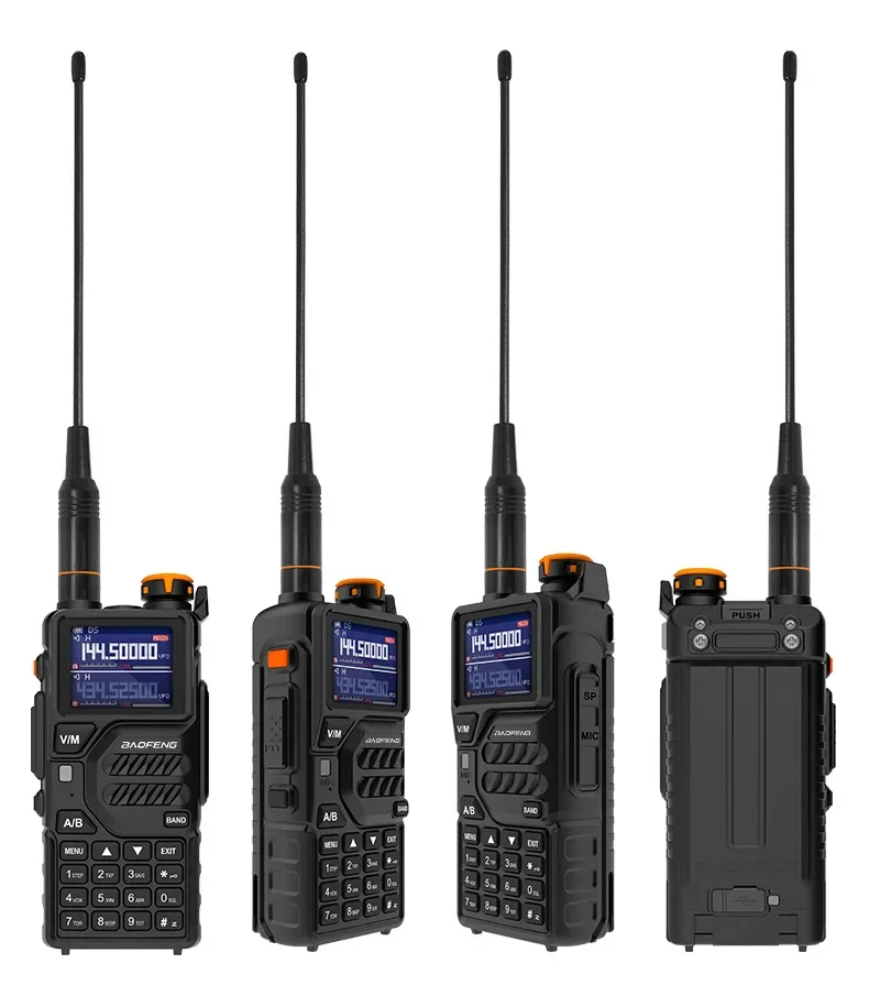 

Ручная рация UHF VHF Baofeng K5 Plus, двусторонняя двухдиапазонная радиостанция, 999-канальная радиостанция BAOFENG, дальность действия