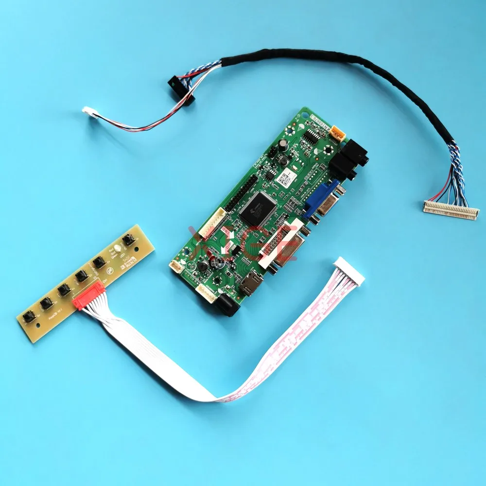 

LCD Display Controller Driver Board Fit HSD121PHW1 HSD110PHW1 DVI VGA 12.1" HDMI-Compatible LVDS 30-Pin 1366*768 DIY Kit Matrix