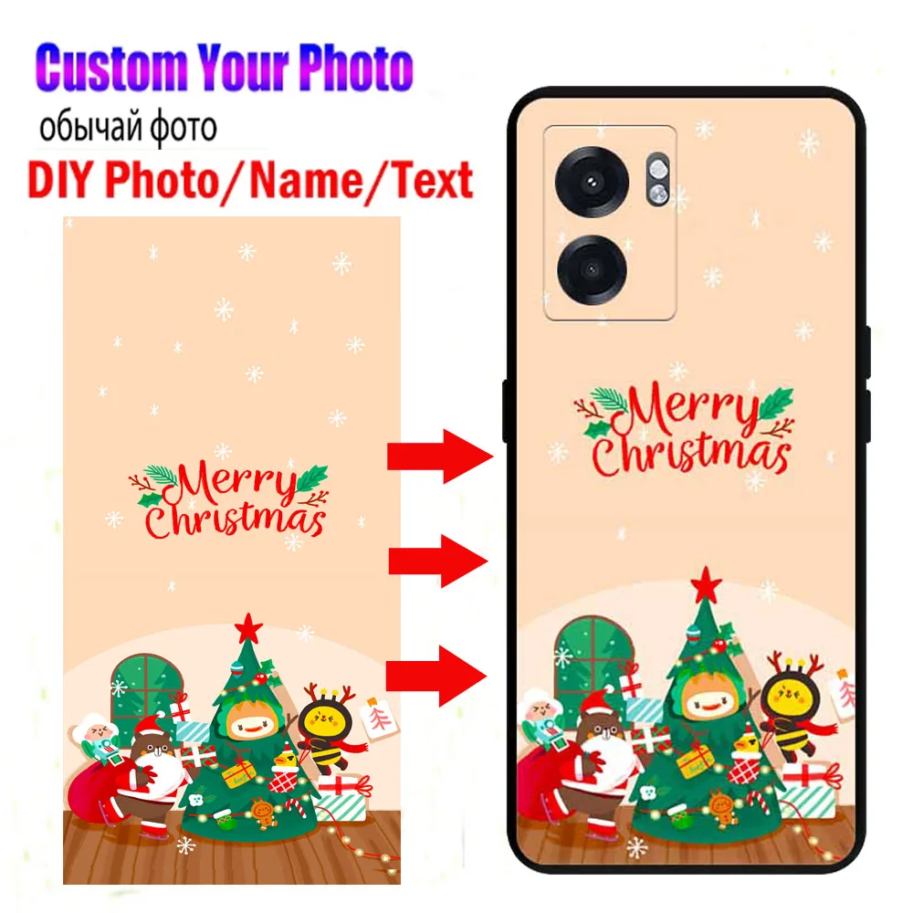 Customized Phone Cases for Realme Narzo 50 Pro 30 5G DIY Photo Picture Covers For Realme Narzo N55 N53 C53 4G Case TPU Fundas