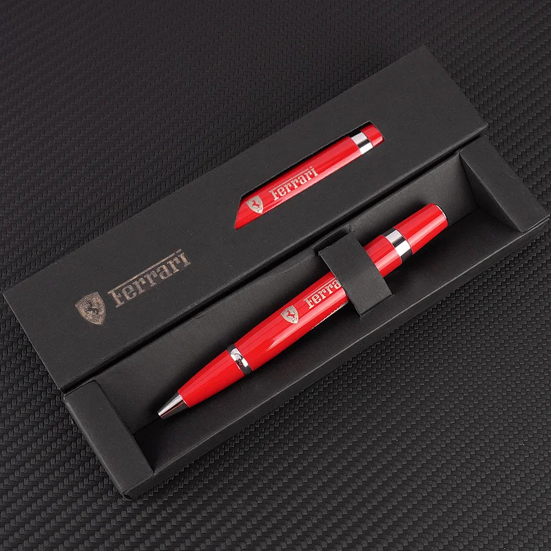 Bolígrafo de negocios, bolígrafo de firma duradero de secado rápido, regalo de alambre de acero personalizado para Ferrari F430 488 458 F12berlinetta