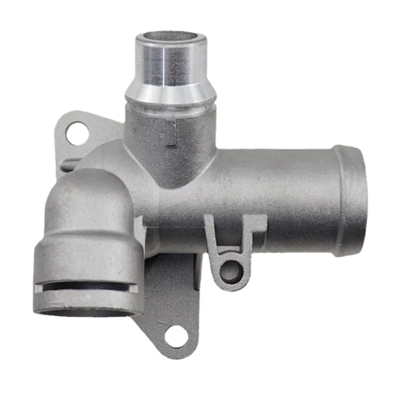 M76E Motorkühlungs-Reparaturflansch 06B121133D Aluminium-Schlauchanschlussteil für B7 8EC 8ED B5 B5.5 Golf 4 Reparatur – Detail 1