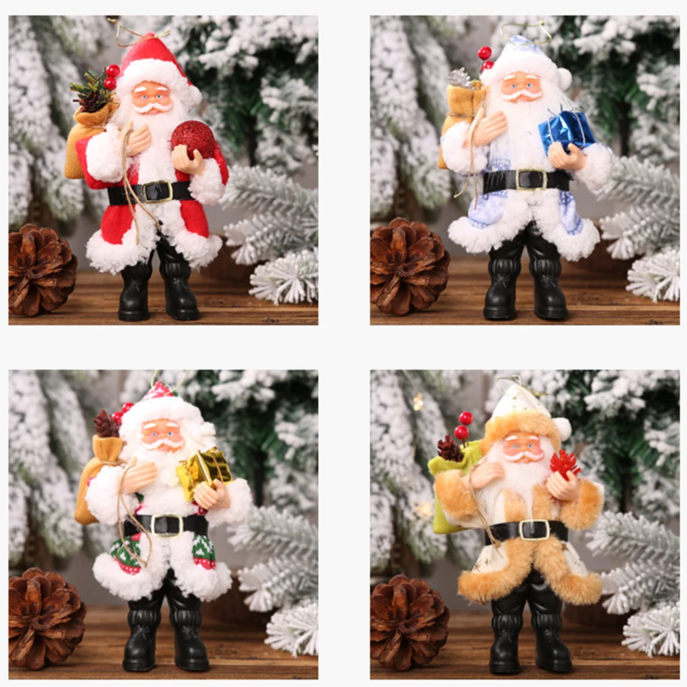 

20 X12cm Santa Claus Christmas Figurine Resin Figurines Old Fashioned Angle Ornament Santas Figures Desk
