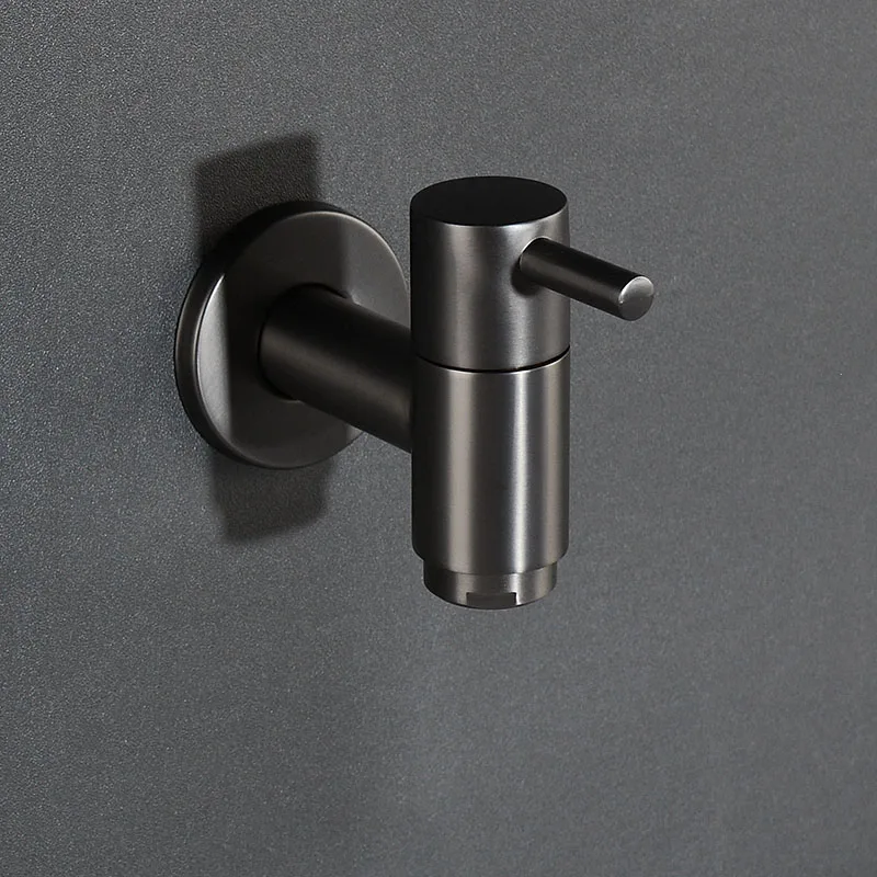 Mop Pool Tap Garden Outdoor Bathroom Water Taps Brushed Gold/Grey/Black/Chrome Wall Mounted Washing Machine Tap Faucet