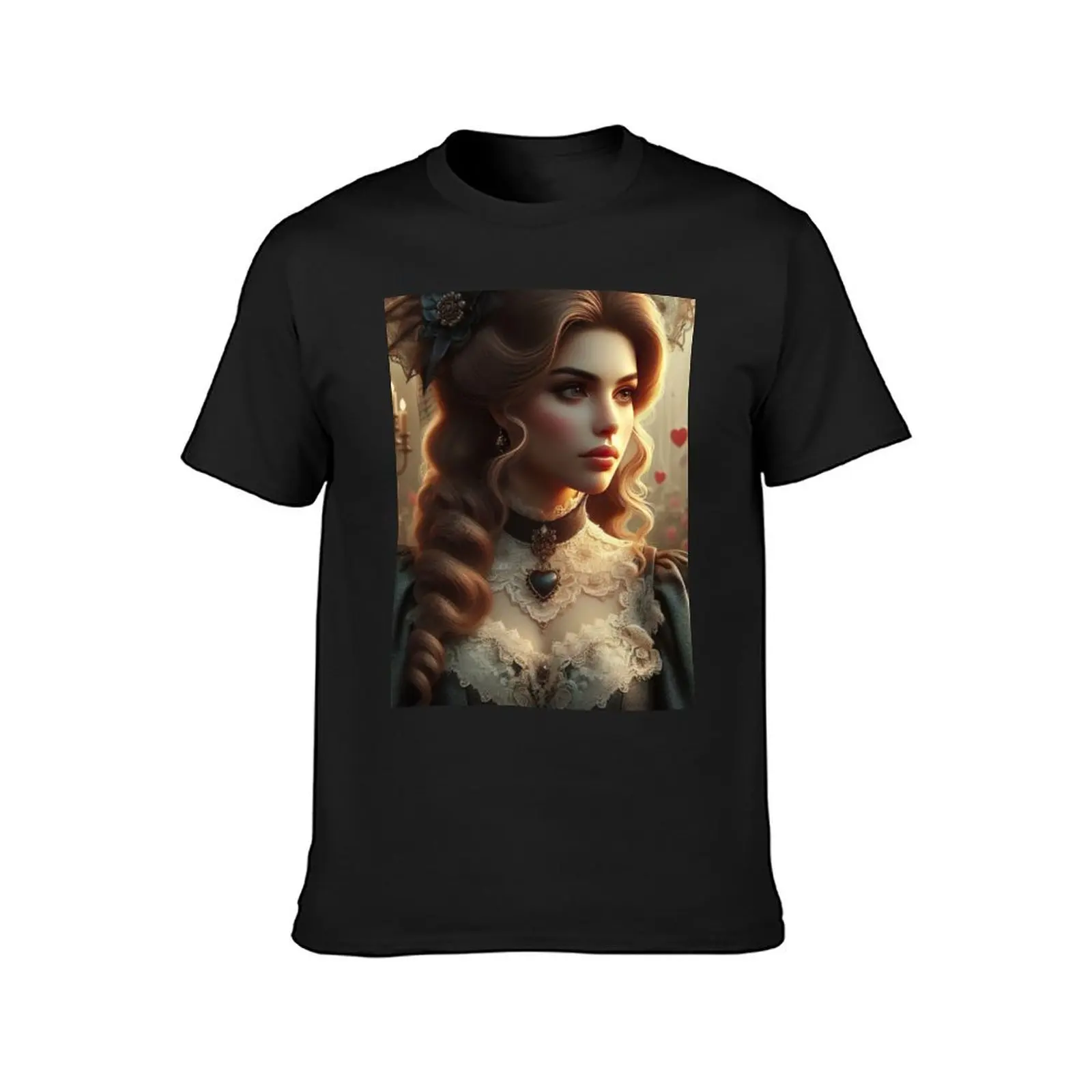 Valentine Victorian Woman of the Age T-Shirt Short sleeve tee anime quick-drying heavyweights mens graphic t-shirts funny