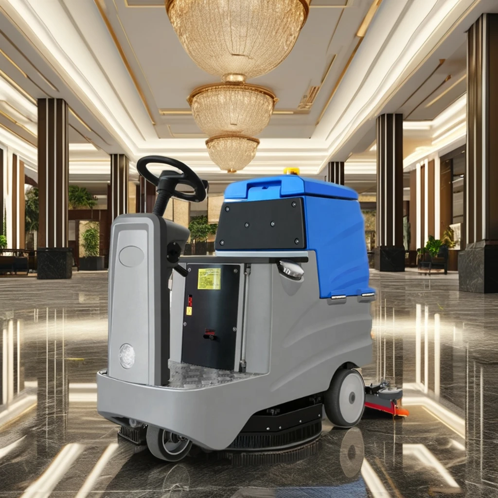 VOL-750 Electric Floor Scrubber Large Brush Plate Upgraded Motor Can Flexibly Turn The Floor Washing Machine