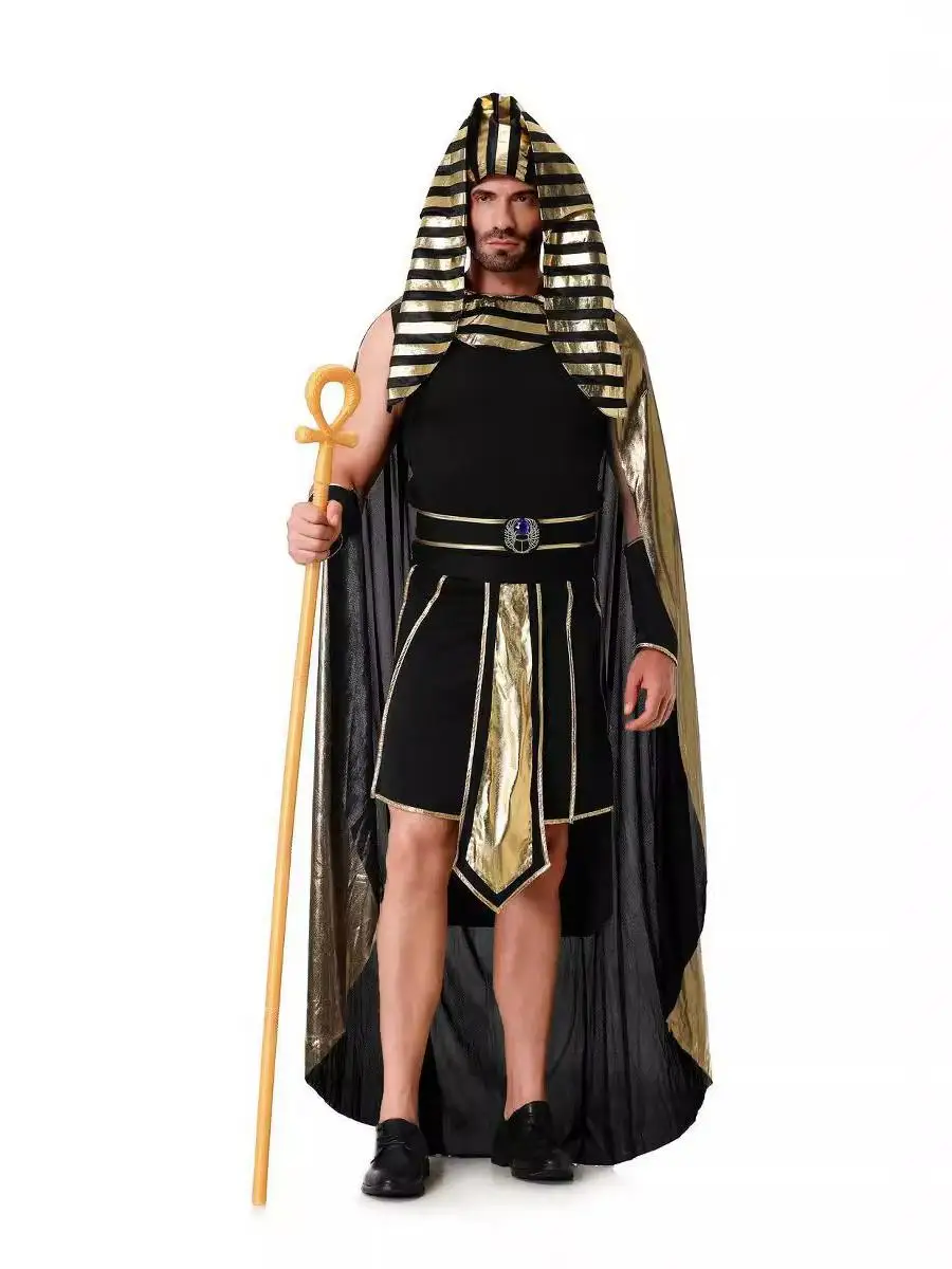 Couples adultes reine déesse pharaon roi Costume Par loween Costume bal vêtements Amourousse dames traditionnel ethnique St...