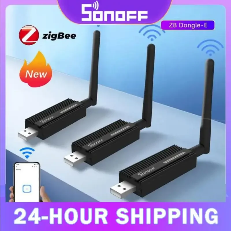 

USB-ключ SONOFF ZB Dongle-E Zigbee 3,0, универсальный шлюз Zigbee, совместимый с Zigbee2MQTT Sonoff Zigbee Series