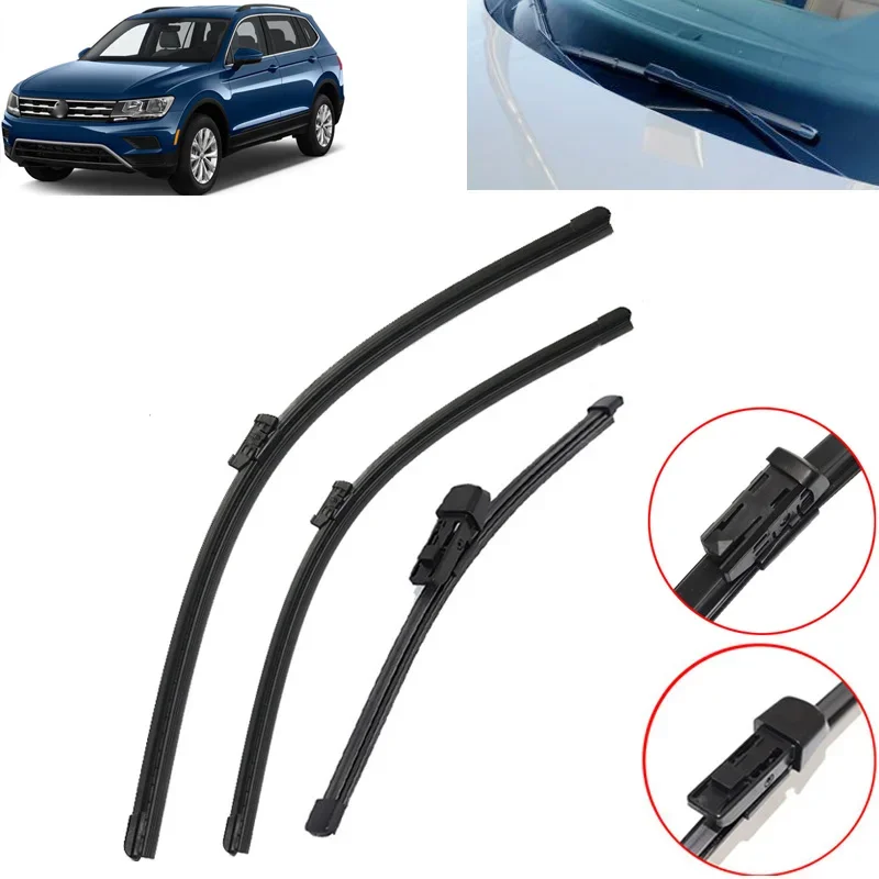 

Front and Rear Windshield Wiper Blade For VW Tiguan 2 II MK2 2017 -2023 Windscreen Window Back Brushes Glass Blades Accessories
