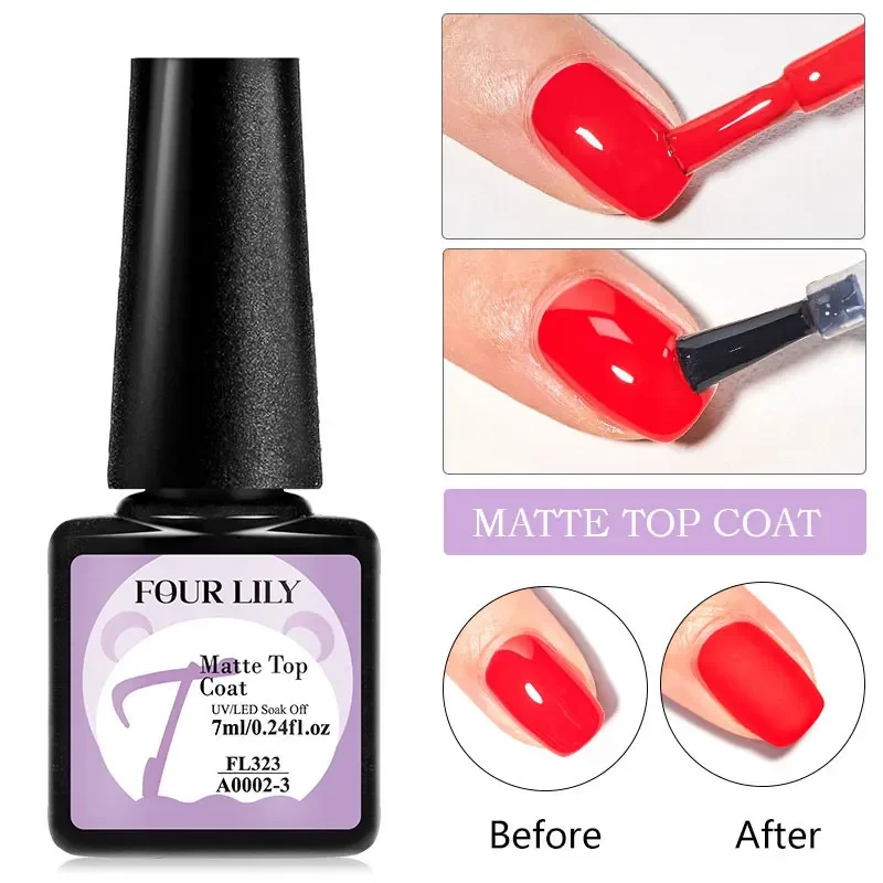 7 مللي قاعدة معطف فوقي هلام البولندية شبه دائم نقع قبالة طويلة الأمد UV هلام LED مسمار الفن ورنيش قاعدة هلام معطف فوقي ورنيش مانيكير #4