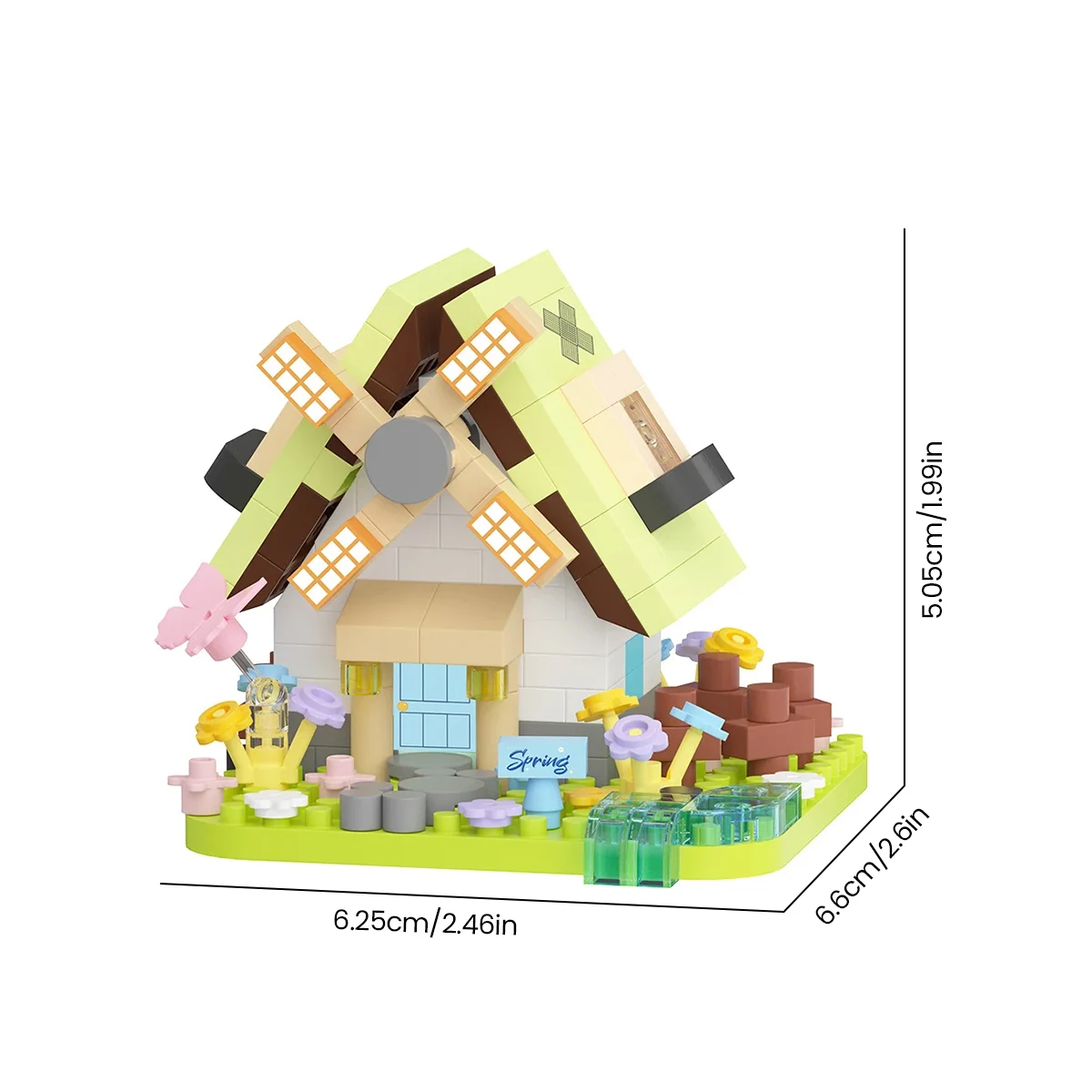 Mini blocs de construction de maison, 6 Styles, Kit de fleurs 3D, briques à assembler créatives pour la décoration de la maison, cadeau pour fille, jouets pour adultes et enfants