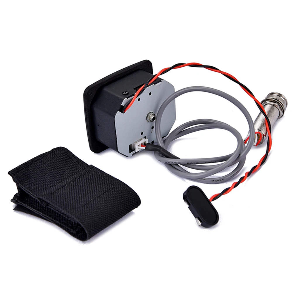 

Acoustic Guitar Preamp 3 Bands EQ Equalizer Pickup Amplifier Guitarra Preamp Piezo Pickup with LCD Tuner Guitar Parts Accessorie