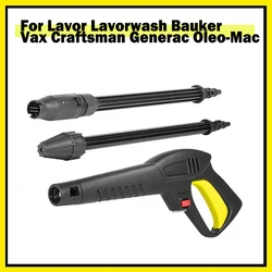 Spray Gun High Pressure Washer Gun Lance Nozzle Jet Water Wand Nozzle for Lavor Lavorwash Bauker Vax Craftsman Generac Oleo-Mac