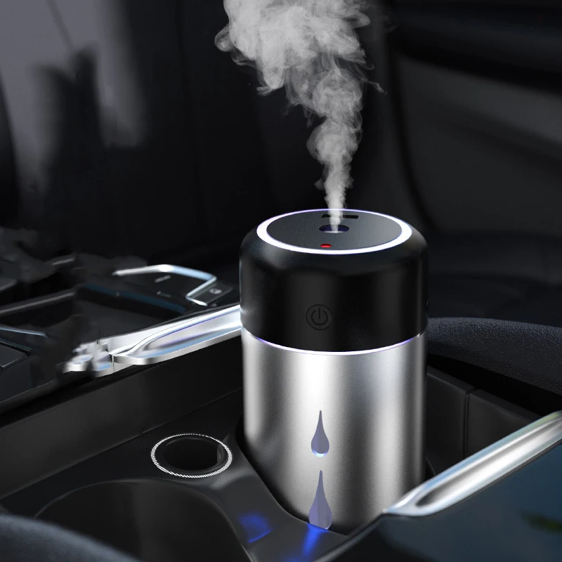 

285ML Car Air Humidifier Starry Atmosphere Light Aroma Essential Oil Diffuser USB Low Decibel Mute Humidifier for Car Household