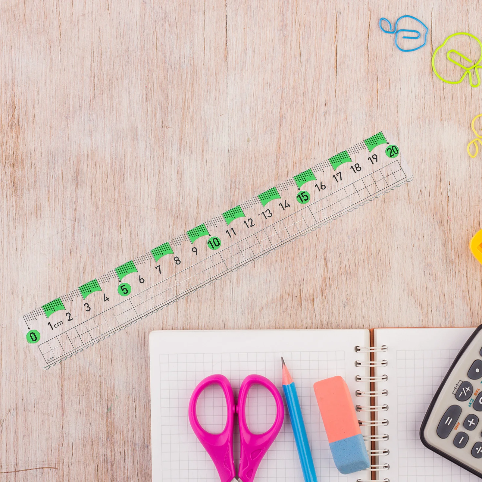 10Pcs Reading Ruler Professional Multi-Function Straight Ruler Portable Measuring Tool for Architects Students Artists Engineers