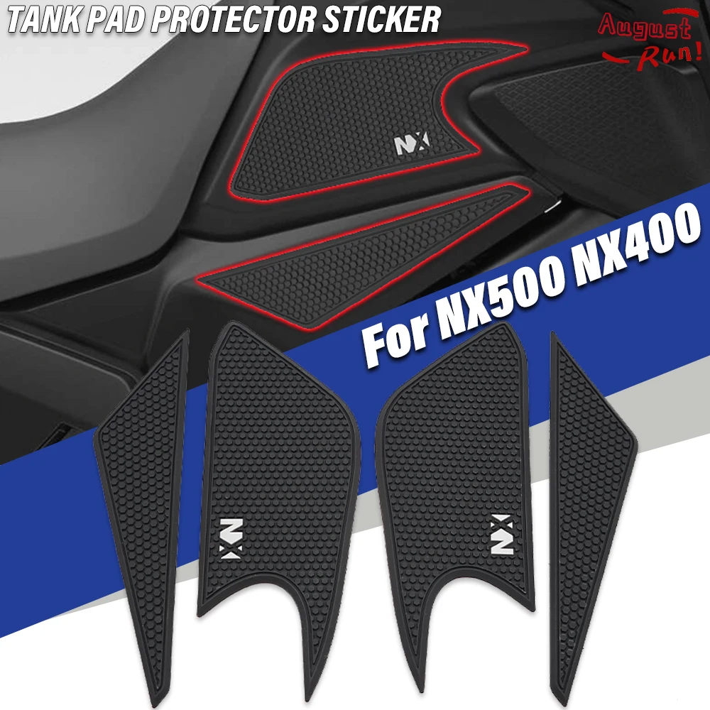 NX500 NX400 Motorcycle Tank Pad Sticker For HONDA NX 500 NX 400 2023-2025 Stickers Protector Decal Gas Knee Grip Traction Pad