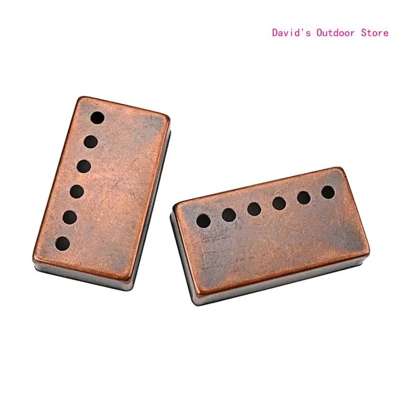 

2Pcs Electric Guitar Humbuckers Pickup Cover 50mm 52mm Guitar Pickup Frame Pickup Cover for Most Electric Guitar X3UA