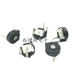 5pcs，Fine-tune the potentiometer，PT10，Adjustable resistance,1K 2K 5K 10K 20K 50K 100K