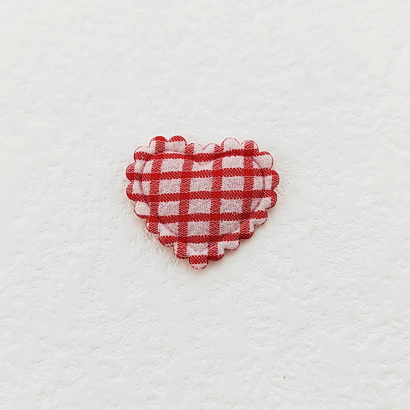100 Stück 2,5x2,1CM Mini-Gitter-Herz-Applikationen zum Aufnähen auf Kleidung, Hüten, DIY-Kopfbedeckungen, Haarspangen, Dekorationszubehör – Detail 11