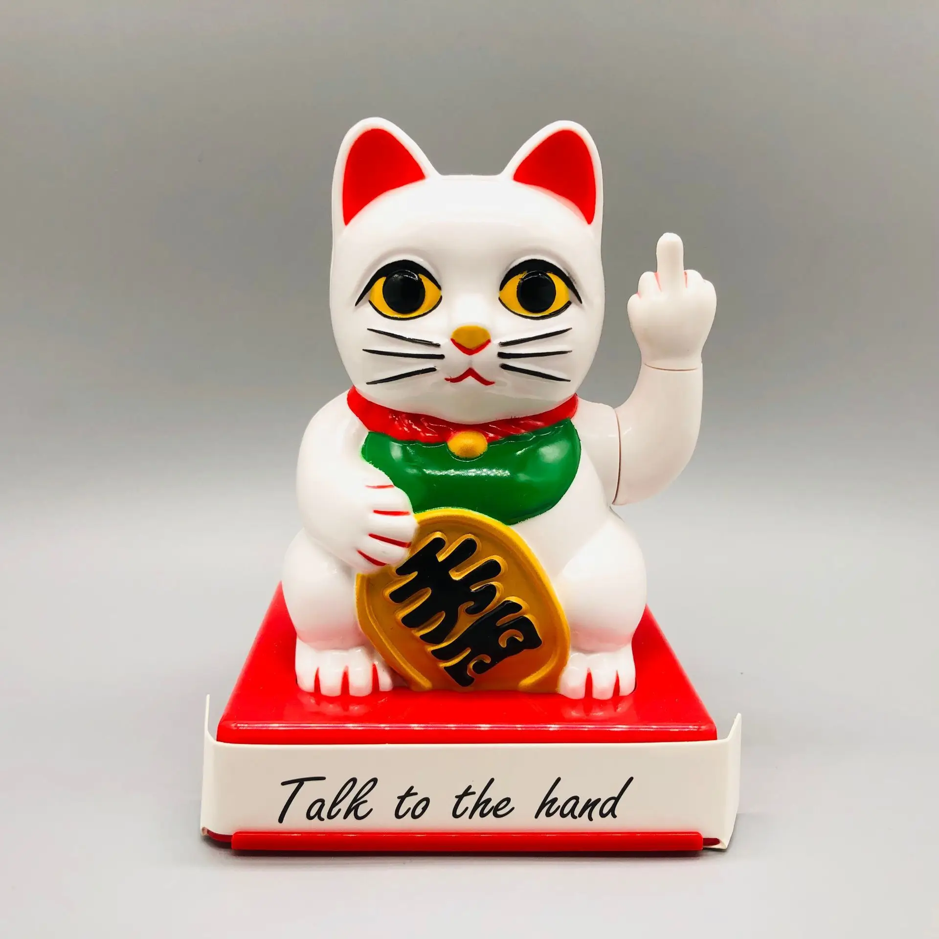 Chinese Lucky Cat Fortune Waved Fortune Personality Dark Version