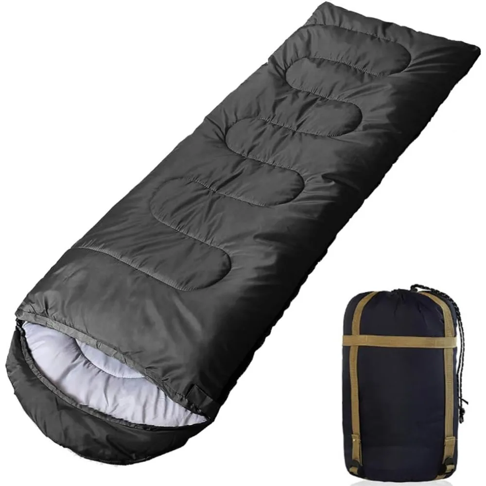 Sleeping Bag, 20 ℉ Adult, Adolescent, and Children's Compression Bag, Portable and Lightweight, Suitable for Camping