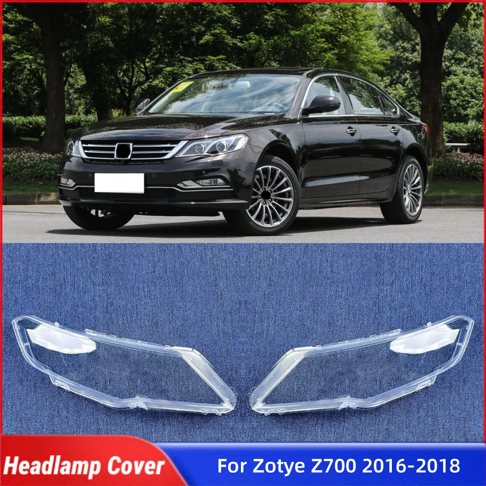 

For Zotye Z700 2016 2017 2018 Car Gadgets Lampcover Caps Headlights Lens Car Front Headlight Lens Cover Lights Shell