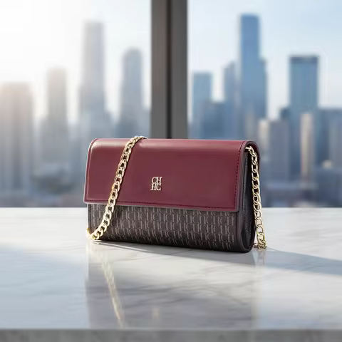 Bolsa de ombro feminina CH Fashion com design de impressão de letras 2025 Bolsa de corrente feminina versátil essencial para festival