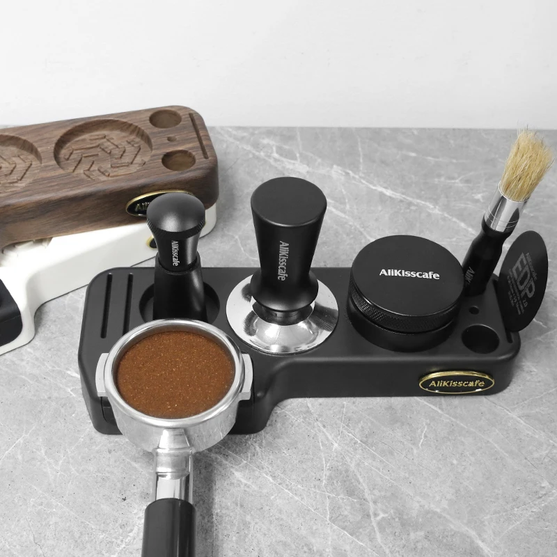 Kaffee Tamping Station Siebträger Halter Puck Bildschirm Rack ABS Für 51MM 54MM 58MM Delonghi Lelit Espresso Zubehör barista Werkzeug – Detail 10