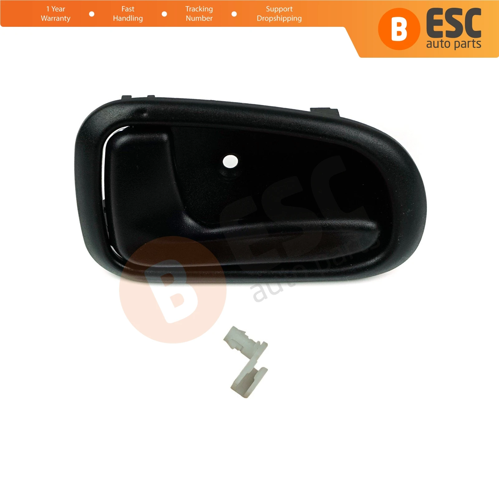 EDP1085-1 Inner Interior Door Opener Handle Black Front Rear Left 69206-12120/30 for Toyota Corolla MK8 AE110 AE111 1995-2002