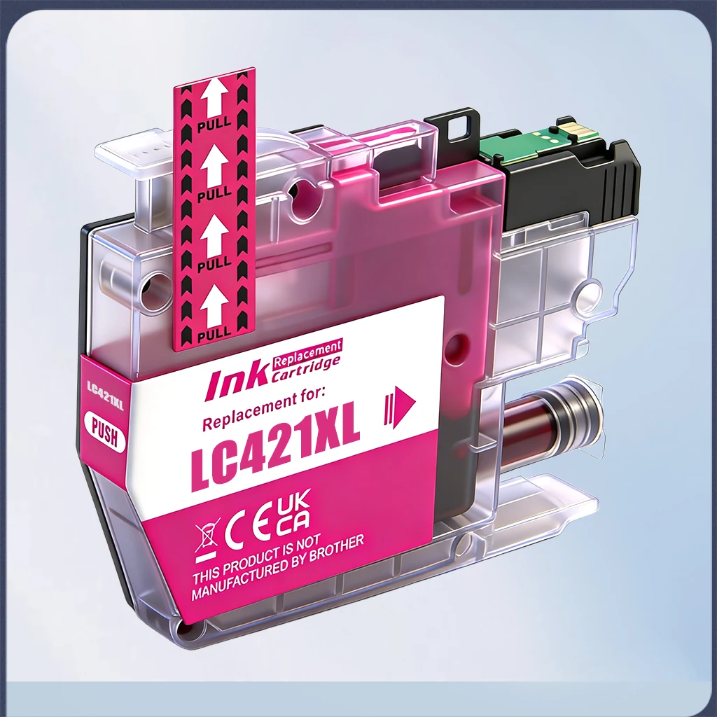 Wkład atramentowy Brother LC-421 LC421XL LC421 kompatybilny z drukarkami Brother DCP-J1050DW DCP-J1140DW DCP-J1800DW MFC-J1010DW — zdjęcie produktu 5