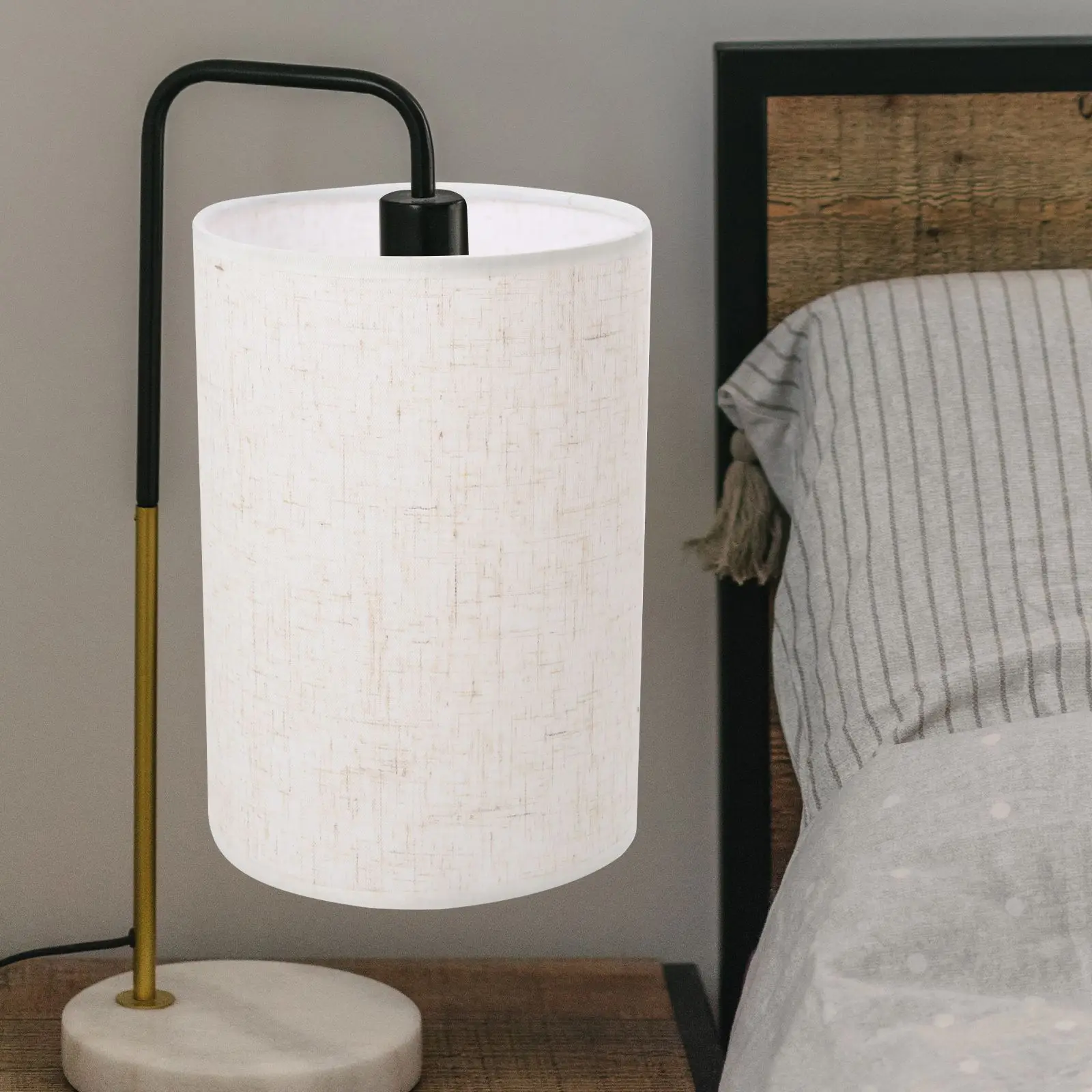 Table Lamp Floor Light Lampshade Modern Linen Lamp Shade Washable Lamp Shade