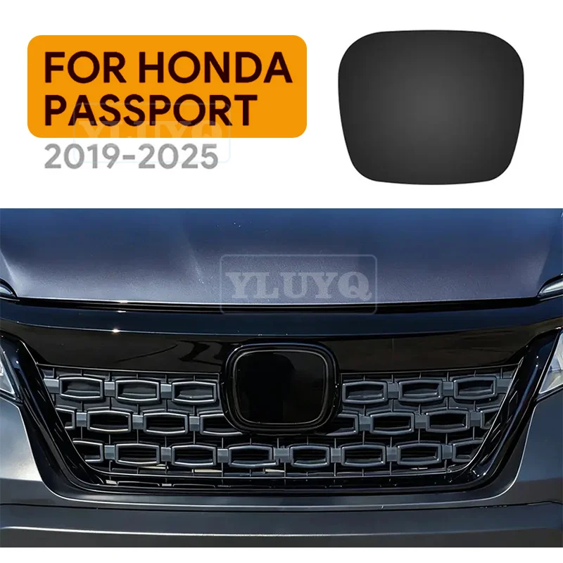 

For Honda Passport 2019-2025 Car Front on Emblem Pre Cut Dark Smoked tpu PPF Protection Film Anti-scratch Exterior Accessories