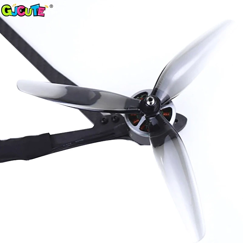 Rcドローン、カーボンプロペラ、mark4、7 "、apex、fpv、7x4x3、7040、7インチ、2cw、2ccw、4個用の3ブレードプロペラブレード