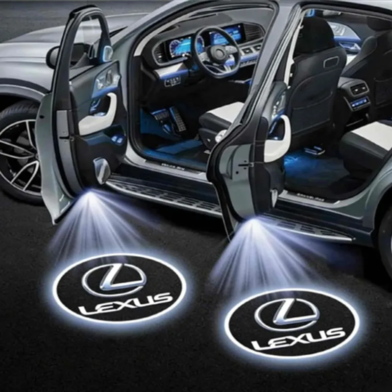 

Led Car Door Light Customized Icon HD Laser Welcome Lamp Accessories For Lexus RX ES GX LS LX IS GS UX Series GX470 ES250 IS250