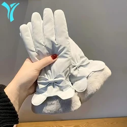 ZHUOHUA Women's Gloves - Warm, Waterproof & Touchscreen Compatible for Winter Outdoor Activities