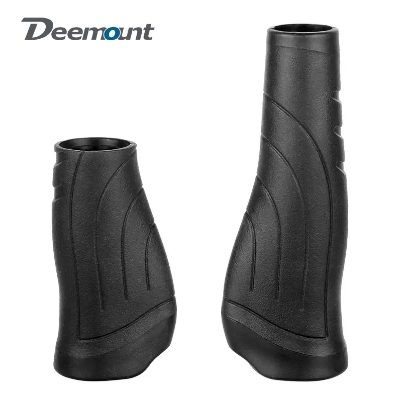 Deemount Cycle Hand Grips 137/93mm Handlebar Lock Rubber Casing Sheath Ergonomic Rest Non Skid Bar End Swivel Handle P8 SP8