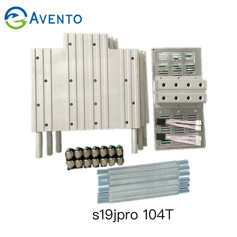 

Antminer 19Jpro 104T Aluminum Substrate Water Cooling Interlock System Upgrade Kit