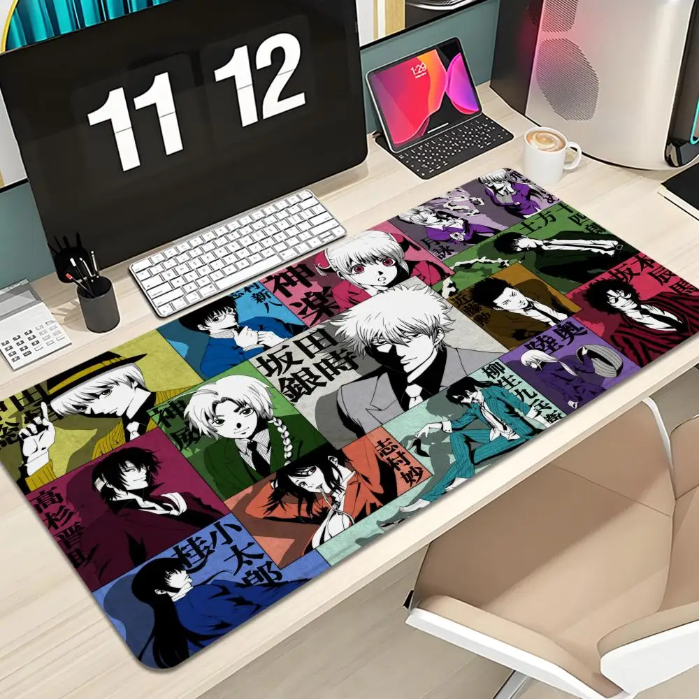 Anime Gintama Mouse Pad Keyboard Mousepad large 600X300 mm Desk Mat PC Gaming High definition printing Table pad