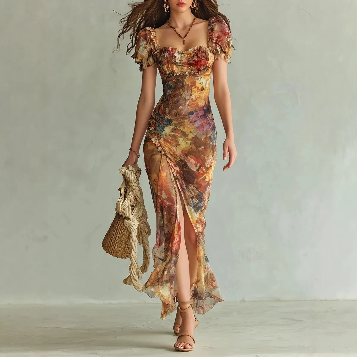 #45 Discounted Flowing Long Dress Worth Buying