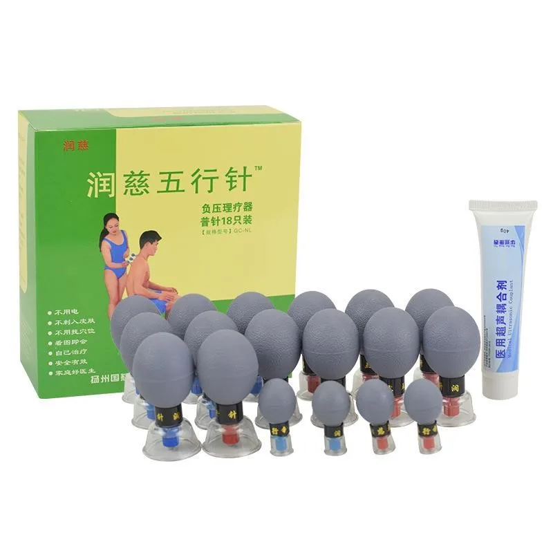 

Five lines of cupping needle detector household set of cupping the hearts of suction type silicone tank vacuum cupping needle 18