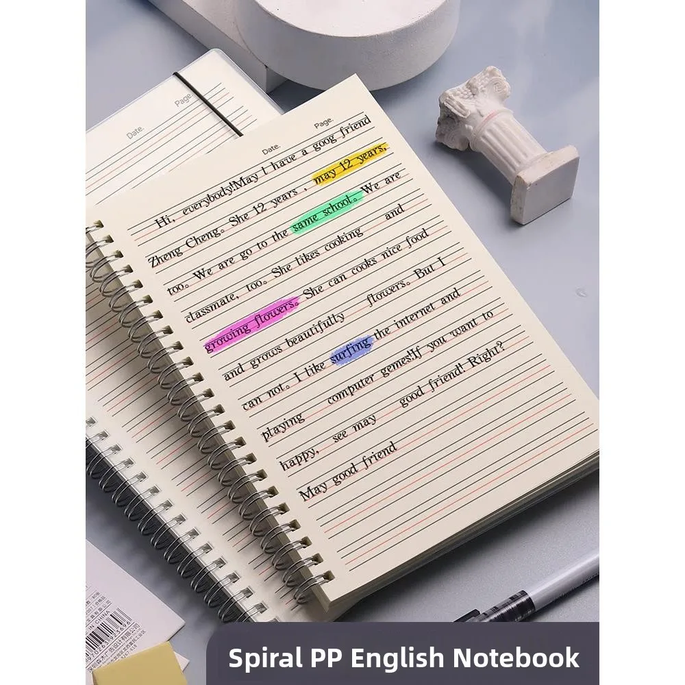 thickened-english-notebook-line-bound-16k-a5-size-three-grids-four-lines-16-open-pages-large-size-32k-for-students-and-business