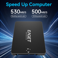 EAGET SATA III Internal SSD S205 2.5 inch Solid State Drive 120GB/240GB/480GB/1TB/2TB 530MB/s Read for Laptop Desktop PC Upgrade