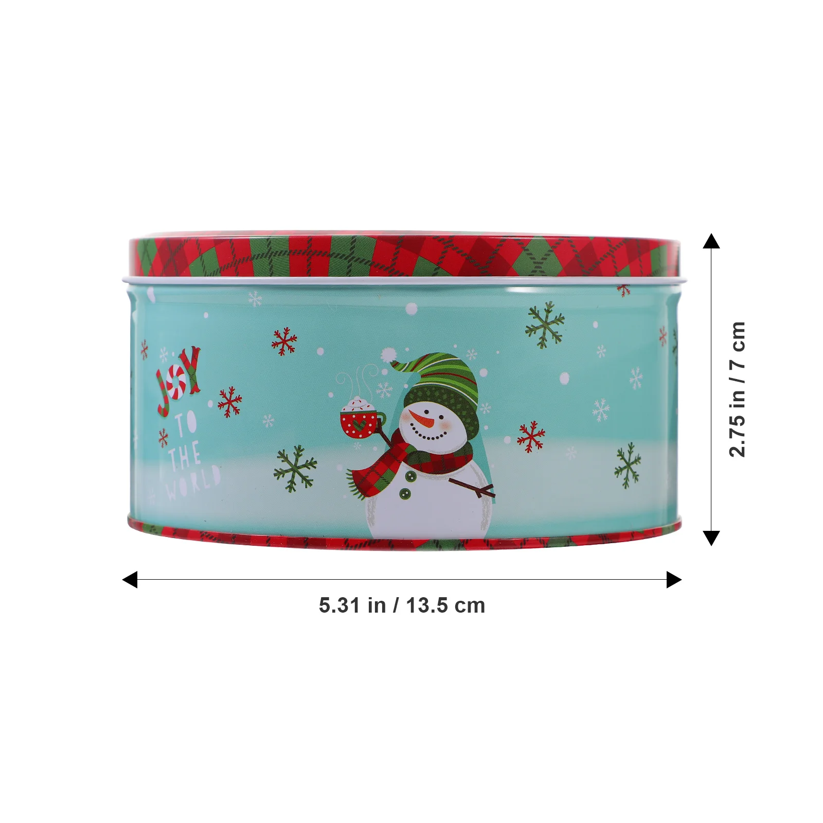 

Christmas Tin Box Candy Storage Container Tinplate Biscuit Box Treat Holder Gift Packaging Holiday Party Favor Case