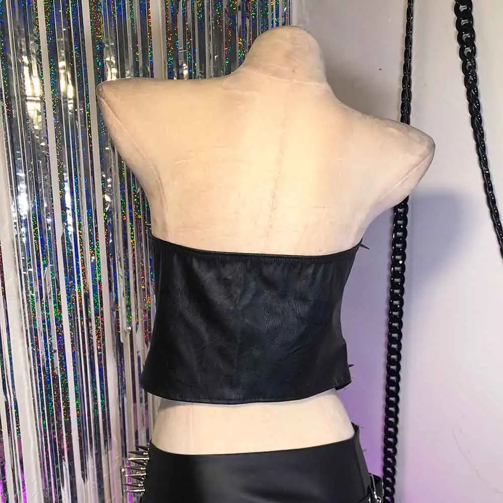 

DIY Trendy Y2K TOPS Emo E-Girls Hip Hop Punk Rock Eco Goth Grunge Hand Made Gothic Tank Rave Outfits Chain Kawaii Harajuku Teen