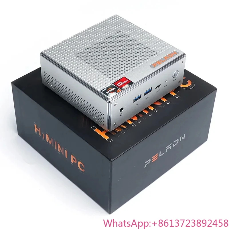

Peladn Manufacturer Gaming Mini PC CPU AMD R7 7840HS Wifi 6.0 BT5.2 32GB DDR5 1TB SSD Office Mini PC for Windows 11/Linux