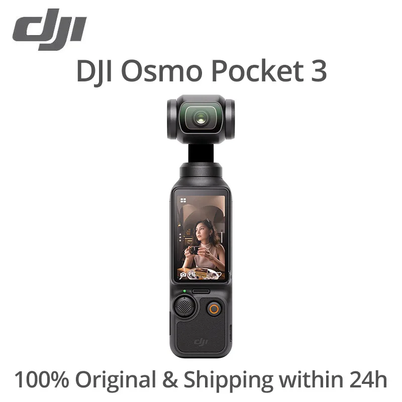 Камера для видеоблога DJI Osmo Pocket 3, 1 дюйм, CMOS, 4K/120 кадров в секунду, 3-осевой стабилизатор, оригинал на складе Камера для видеоблога DJI Osmo Pocket 3, 1 дюйм, CMOS, 4K/120 кадров в секунду, 3-осевой стабилизатор, оригинал на складе
