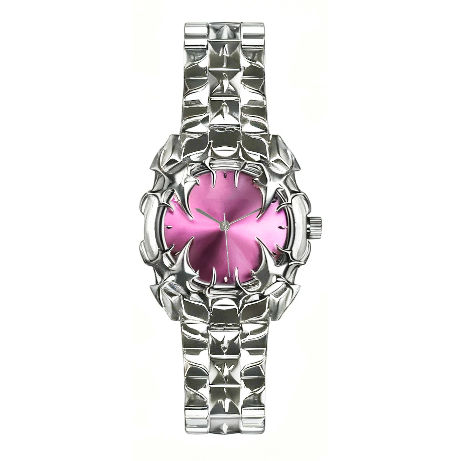 Men's Claw-Shaped Quartz Watch with Interchangeable Dials