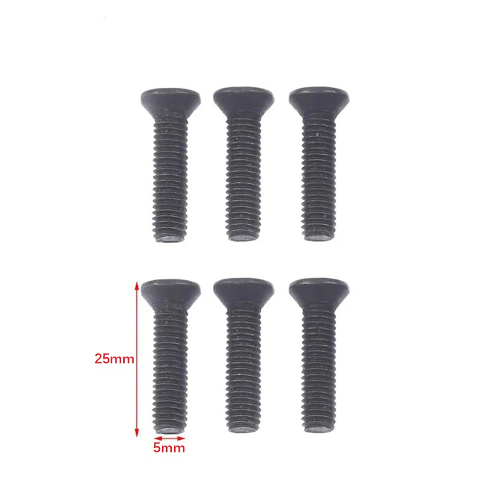 

Drill Chuck Fixing Screw Left Hand Thread 3/8inch Anti-thread M5/M6*25mm Machine Metal Power Tools 6pcs Adapter