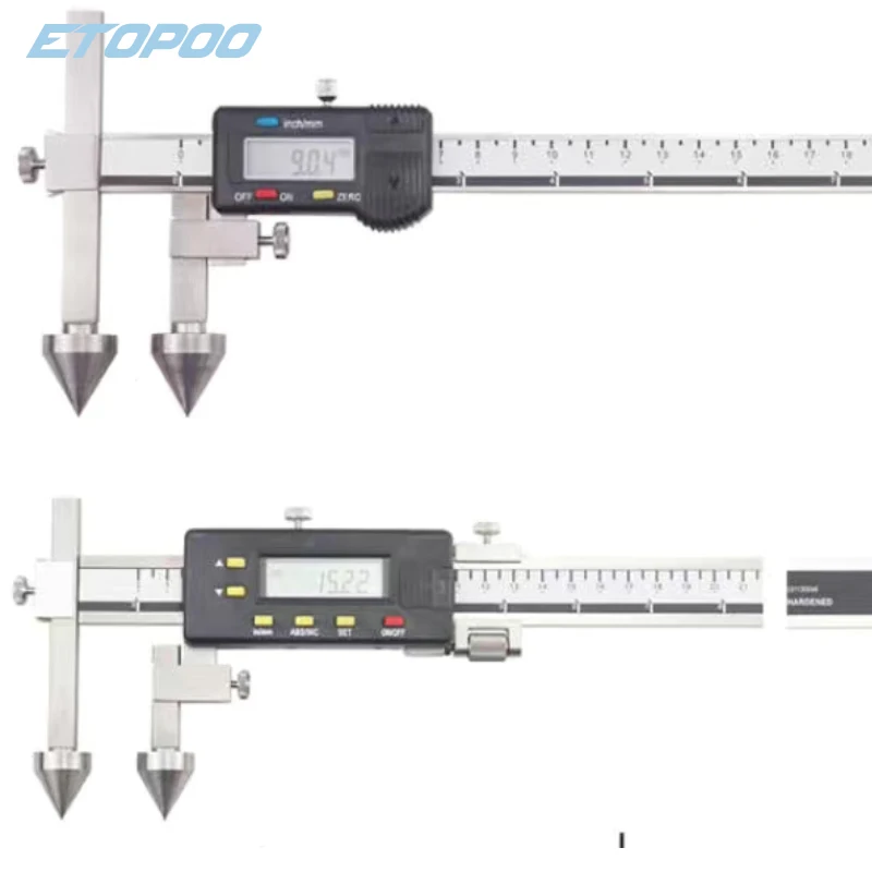 Center Distance Digital Caliper Specifications 150mm 200mm 300mm Edge Center Distance Center Hole Measurement Electronic Caliper