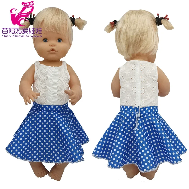 40cm Doll Clothes Dress 17 Inch Reborn Baby Dolls Coat Toys Outwear